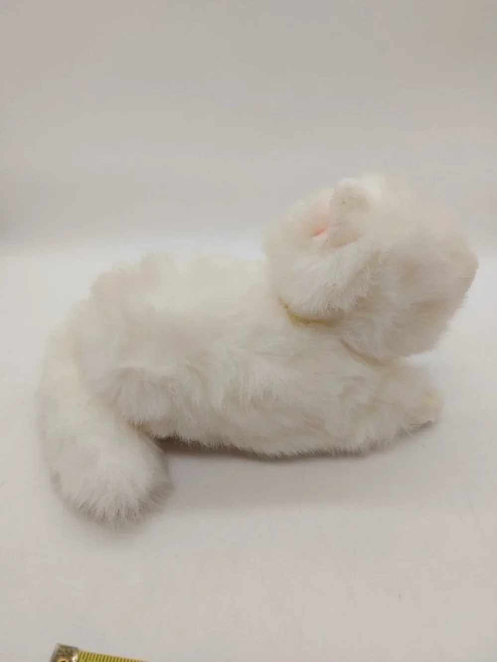 White Kitty Cat Plush RB Collection for Target Blue Eyes Pink Ears Red Heart